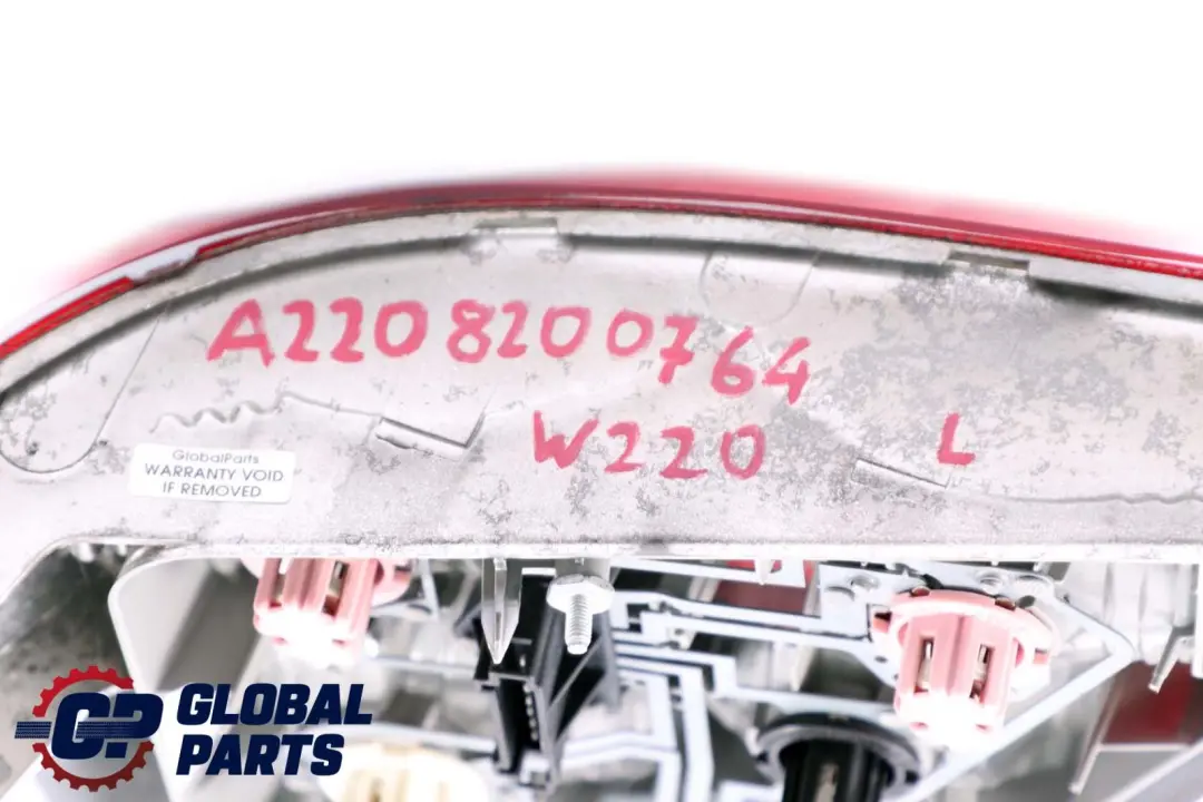 Mercedes S-Class W220 Rear Left N/S Tail Light Lamp Side Panel - SKU A2208200764 - Part number A2208200764