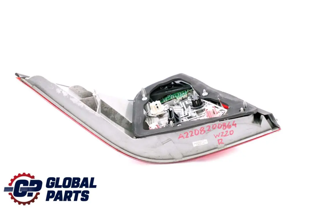 Mercedes S-Class W220 Rear Right O/S Tail Light Lamp Side Panel - SKU A2208200864 - Part number A2208200864
