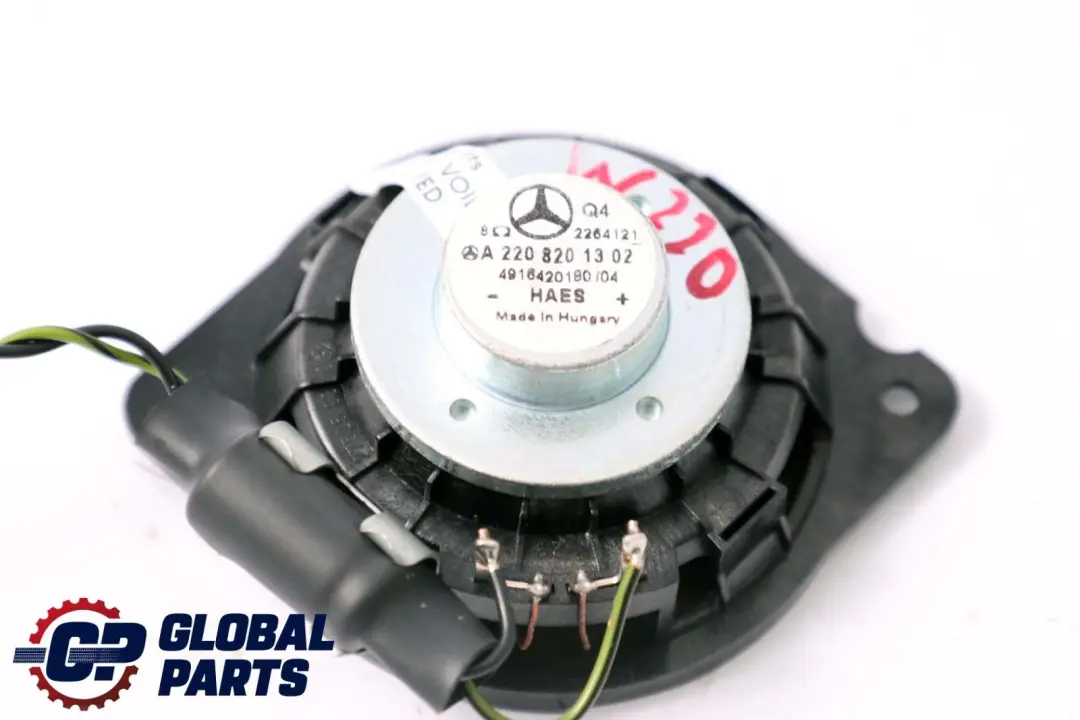 Dashboard Speaker Front Center to Mercedes C215 W220 with Part number A2208201302 Mercedes C215 W220 Dashboard Speaker Front Center - SKU A2208201302 - Part number A2208201302
