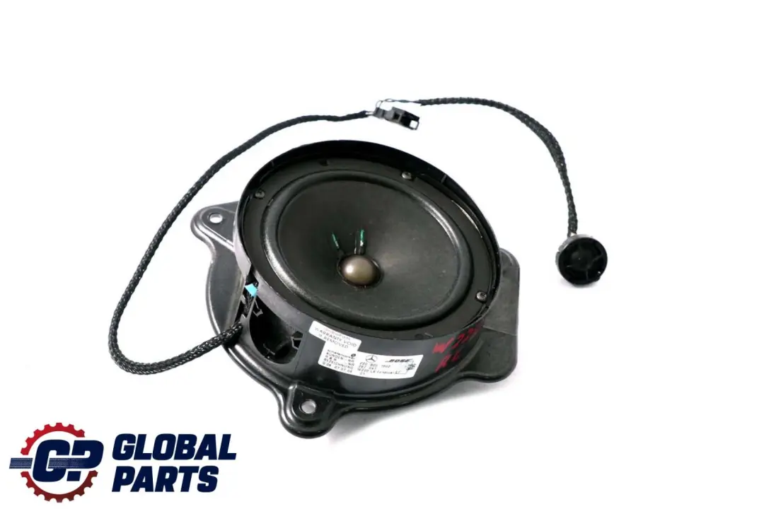  Mercedes-Benz S-Class W220 Rear Left N/S Door Loudspeaker Speaker - SKU A2208201502 - Part number A2208201502
