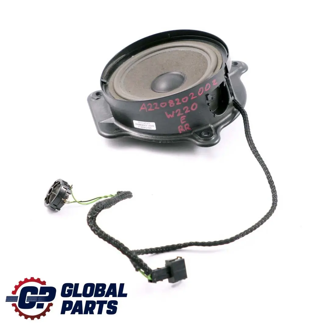  Mercedes-Benz S-Class W220 Rear Right O/S Door Loudspeaker Speaker - SKU A2208202002 - Part number A2208202002