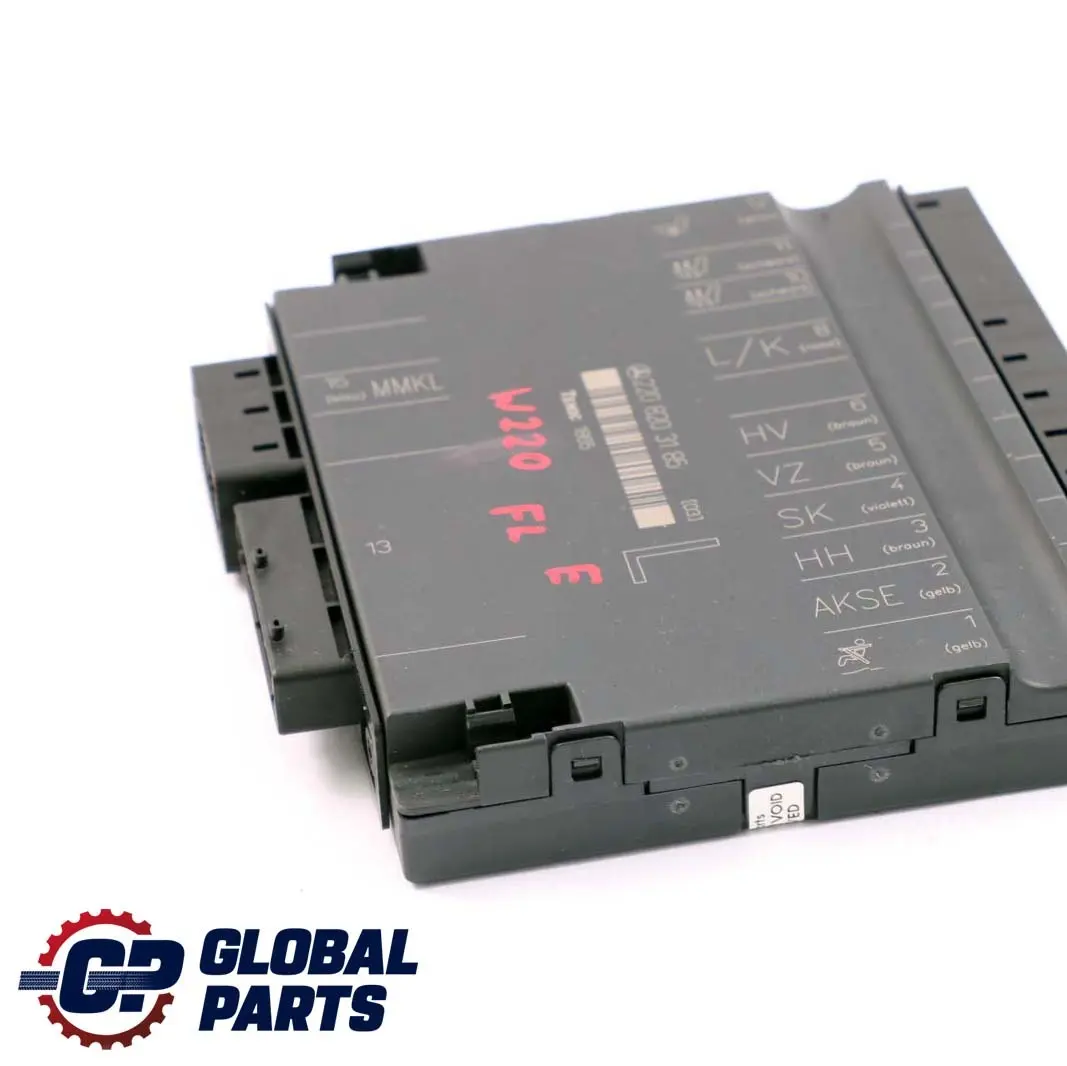 klasa W220 Moduł fotela lewy przód do Mercedes S o numerze A2208203185 Mercedes S klasa W220 Moduł fotela lewy przód - SKU A2208203185 - Numer Części A2208203185