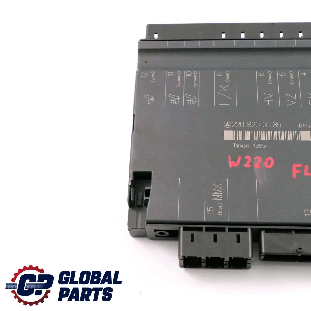  Mercedes-Benz S W220 Seat Memory Control Unit Module Front Left - SKU A2208203185 - Part number A2208203185
