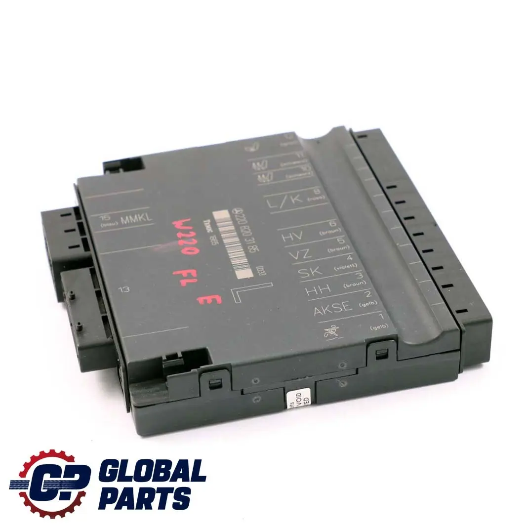  Mercedes-Benz S W220 Sitz Memory Steuergerät Modul Vorne Links - SKU A2208203185 - Teilenummer A2208203185