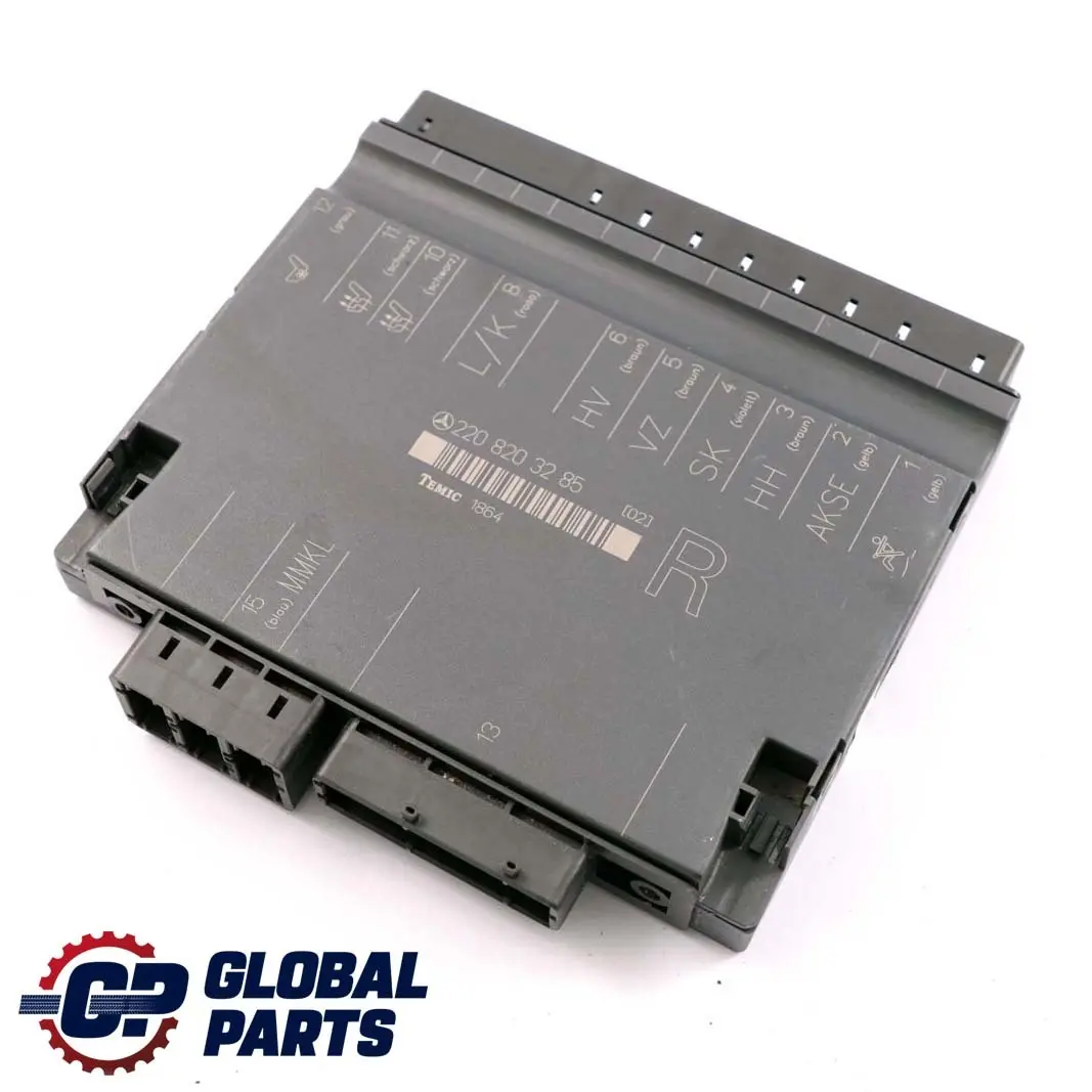 Mercedes-Benz S W220 Seat Memory Control Unit Module Front Right to with Part number A2208203285 Mercedes-Benz S W220 Seat Memory Control Unit Module Front Right - SKU A2208203285 - Part number A2208203285