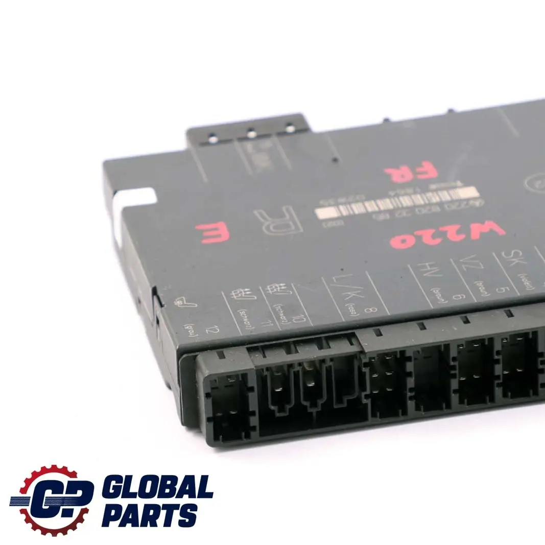 Mercedes-Benz S W220 Seat Memory Control Unit Module Front Right to with Part number A2208203285 Mercedes-Benz S W220 Seat Memory Control Unit Module Front Right - SKU A2208203285 - Part number A2208203285