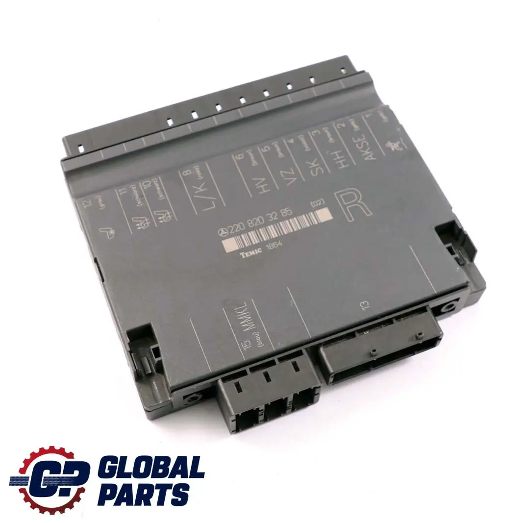 Mercedes-Benz S W220 Seat Memory Control Unit Module Front Right to with Part number A2208203285 Mercedes-Benz S W220 Seat Memory Control Unit Module Front Right - SKU A2208203285 - Part number A2208203285