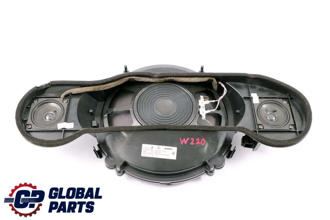 Parcel Shelf Bose Subwoofer Speaker to Mercedes S-Class W220 Rear with Part number A2208203602 Mercedes S-Class W220 Rear Parcel Shelf Bose Subwoofer Speaker - SKU A2208203602 - Part number A2208203602