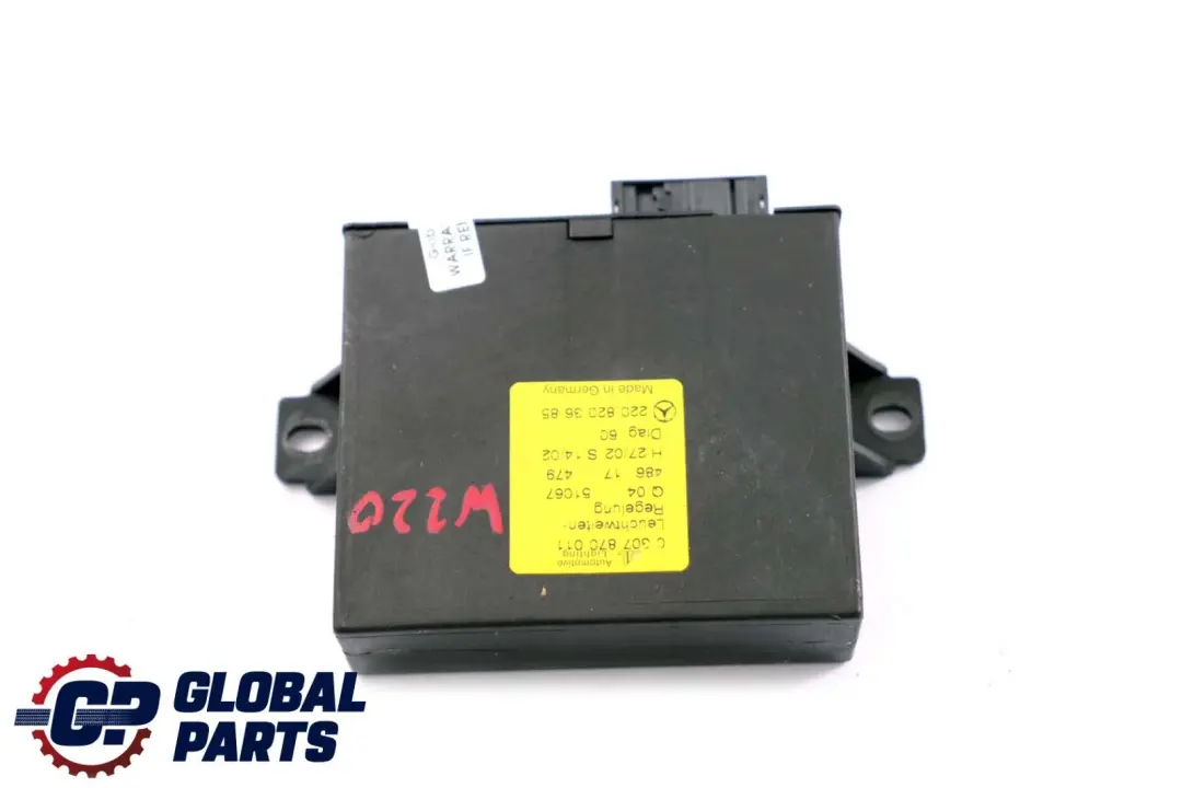 Scheinwerfer Steuer Modul für Mercedes W220 mit Teilenummer A2208203685 Mercedes W220 Scheinwerfer Steuer Modul - SKU A2208203685 - Teilenummer A2208203685