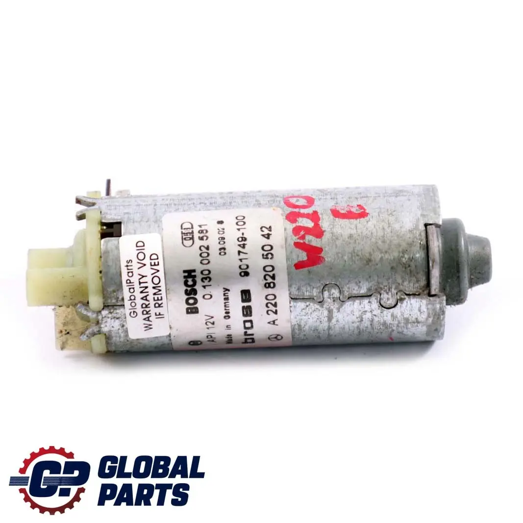 Mercedes-Benz S W220 Front Seat Adjustment Left Motor Actuator N/S to with Part number A2208205042 Mercedes-Benz S W220 Front Seat Adjustment Left Motor Actuator N/S - SKU A2208205042 - Part number A2208205042