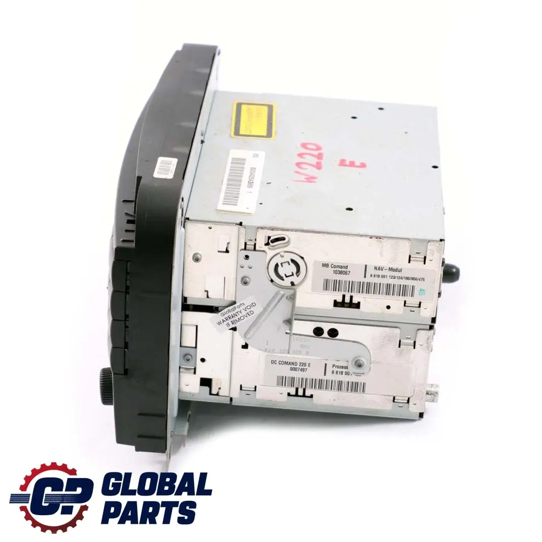 Mercedes-Benz C215 W220 COMAND CD Player Radio Audio Navigation to with Part number A2208205889 Mercedes-Benz C215 W220 COMAND CD Player Radio Audio Navigation - SKU A2208205889 - Part number A2208205889
