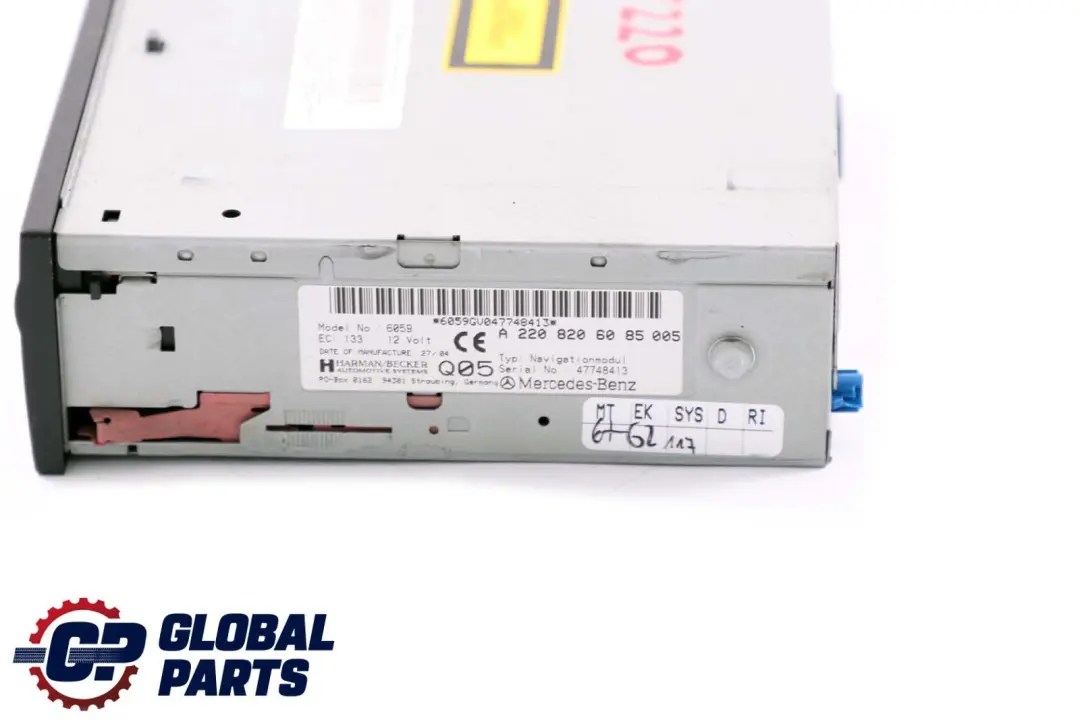 Mercedes-Benz E S Class W211 W220 Nav DVD GPS Navigation Unit to with Part number A2208206085 Mercedes-Benz E S Class W211 W220 Nav DVD GPS Navigation Unit - SKU A2208206085 - Part number A2208206085