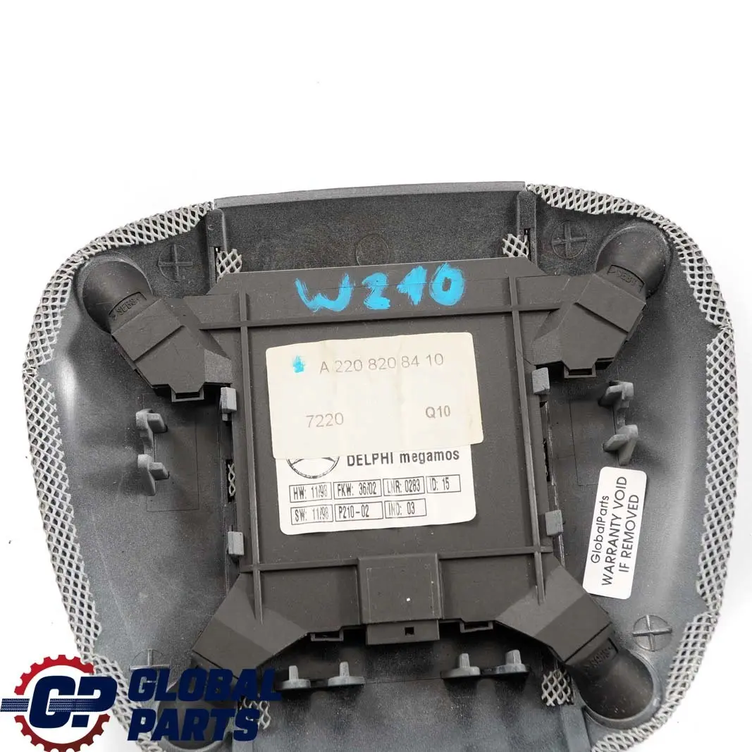 Mercedes-Benz W210 Alarme Surveillance D'Habitacle Gris pour à propos du numéro de pièce A2208208410 Mercedes-Benz W210 Alarme Surveillance D'Habitacle Gris - SKU A2208208410 - Numéro de pièce A2208208410