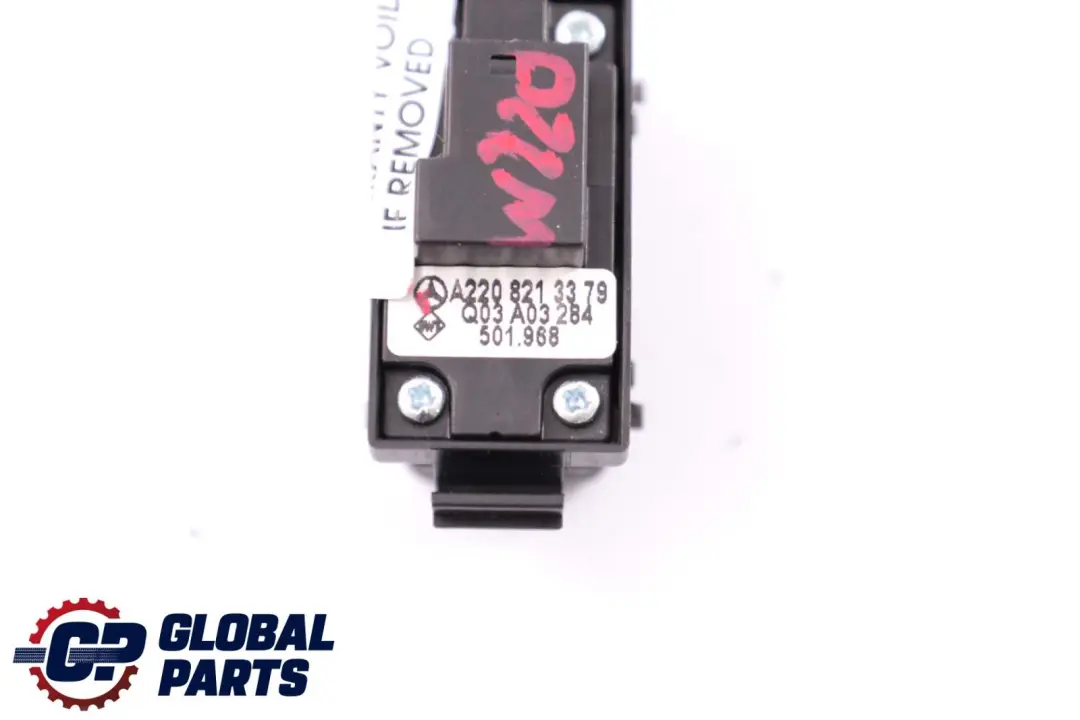 CLASSE S W220 Posteriore Porta Interruttore Alzacristalli per MERCEDES con numero di parte A2208213379 MERCEDES CLASSE S W220 Posteriore Porta Interruttore Alzacristalli - SKU A2208213379 - Numero di parte A2208213379