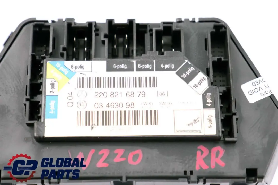 Clase W220 Modulo De control De La puerta trasera derecha para Mercedes con número de pieza A2208216879 Mercedes Clase W220 Modulo De control De La puerta trasera derecha - SKU A2208216879 - Número de pieza A2208216879