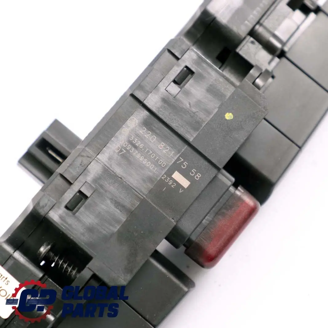 Mercedes-Benz S W220 Schalterleiste Schalterblock Schalter für mit Teilenummer A2208217558 Mercedes-Benz S W220 Schalterleiste Schalterblock Schalter - SKU A2208217558 - Teilenummer A2208217558