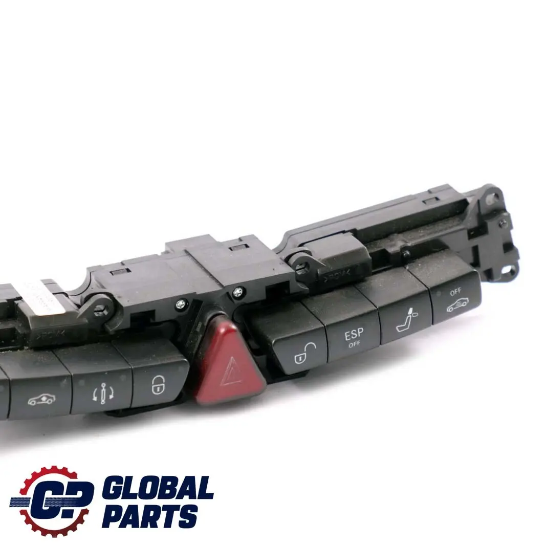 Panel de control del salpicadero Hazard Switch Cluster para Mercedes W220 con número de pieza A2208217558 Mercedes W220 Panel de control del salpicadero Hazard Switch Cluster - SKU A2208217558 - Número de pieza A2208217558