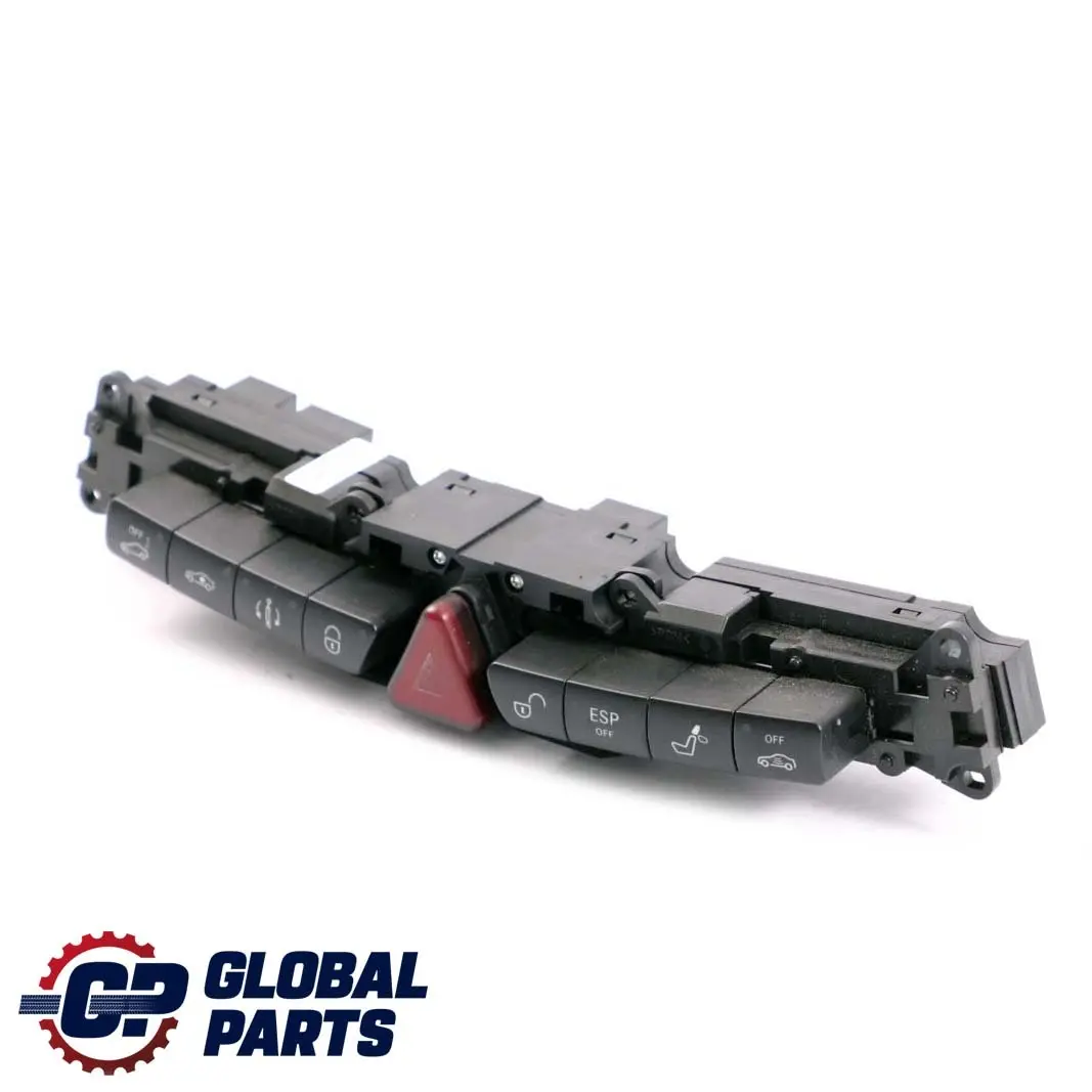 Panel de control del salpicadero Hazard Switch Cluster para Mercedes W220 con número de pieza A2208217558 Mercedes W220 Panel de control del salpicadero Hazard Switch Cluster - SKU A2208217558 - Número de pieza A2208217558