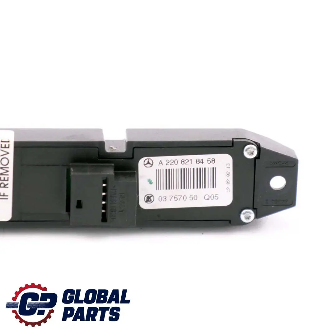 Mercedes-Benz S-Class W220 Passenger Airbag Off Switch Button to with Part number A2208218458 Mercedes-Benz S-Class W220 Passenger Airbag Off Switch Button - SKU A2208218458 - Part number A2208218458