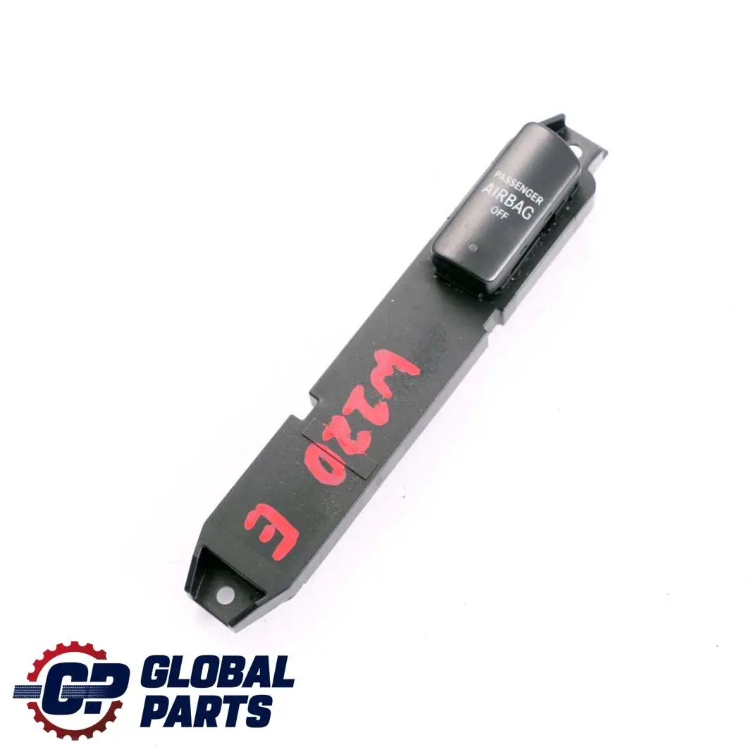 Mercedes-Benz S-Class W220 Passenger Airbag Off Switch Button to with Part number A2208218458 Mercedes-Benz S-Class W220 Passenger Airbag Off Switch Button - SKU A2208218458 - Part number A2208218458