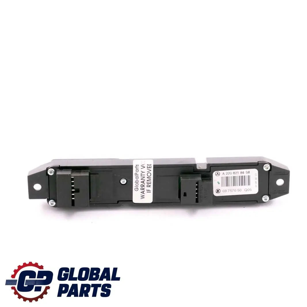 MERCEDES-BENZ CLASSE S W220 Bloc de Commutation Panel Interrupteur pour à propos du numéro de pièce A2208218458 MERCEDES-BENZ CLASSE S W220 Bloc de Commutation Panel Interrupteur - SKU A2208218458 - Numéro de pièce A2208218458
