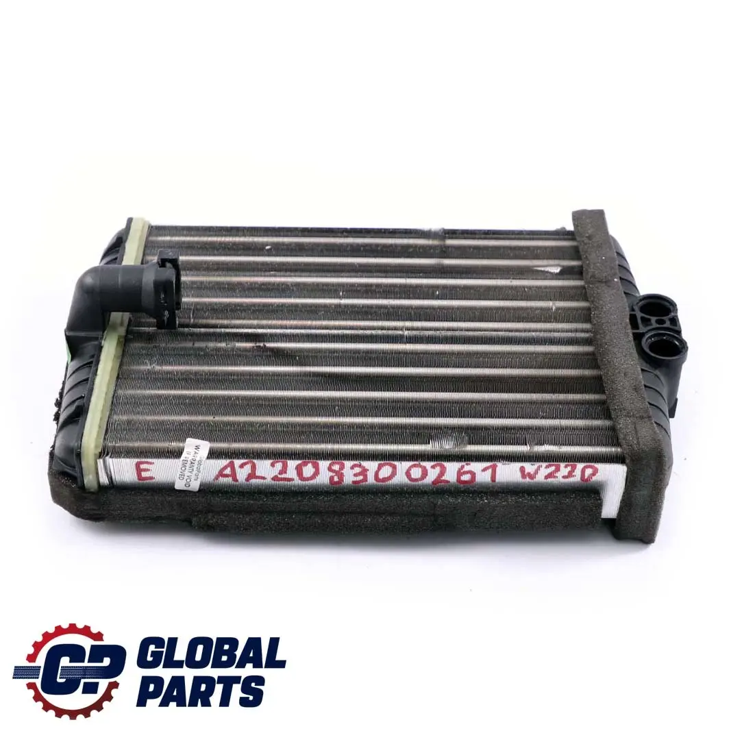 W215 W220 Intercambiador Calor Calefaccion Interior para Mercedes CL con número de pieza A2208300261 Mercedes CL W215 W220 Intercambiador Calor Calefaccion Interior - SKU A2208300261 - Número de pieza A2208300261