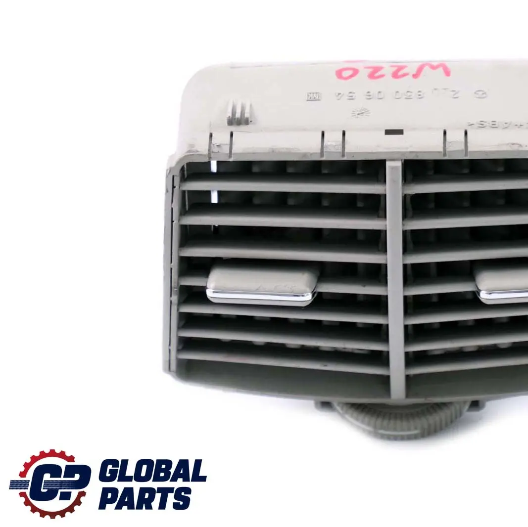 Mercedes-Benz S-Class W220 Centre Console Rear Air Vent Grill Grey to with Part number A2208300654 Mercedes-Benz S-Class W220 Centre Console Rear Air Vent Grill Grey - SKU A2208300654 - Part number A2208300654