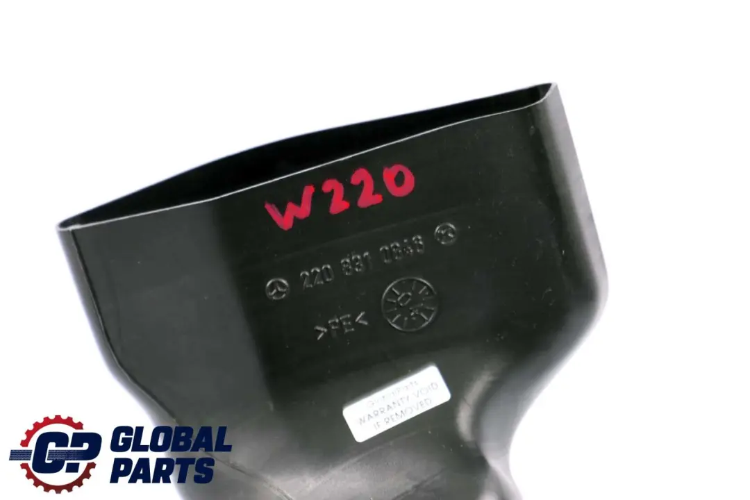 Mercedes-Benz S-Class W220 Right O/S Air Duct Plastic Pipe Hose to with Part number A2208310846 Mercedes-Benz S-Class W220 Right O/S Air Duct Plastic Pipe Hose - SKU A2208310846 - Part number A2208310846