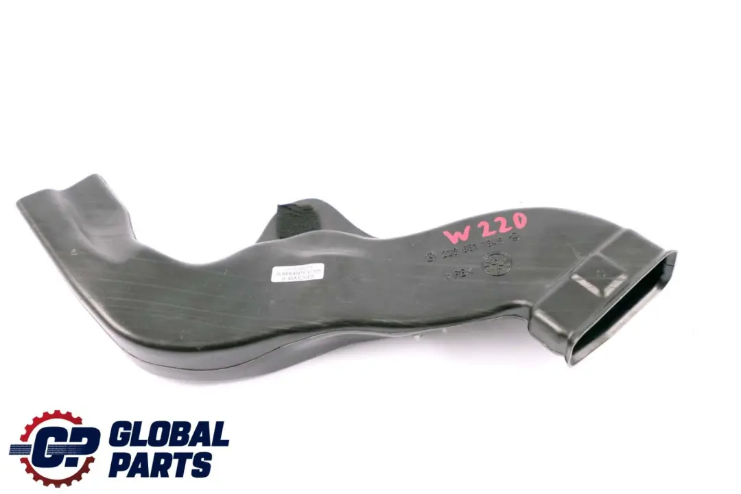 Mercedes CL C215 W220 Conducto De Aire Tubo De Plastico Izquierda - SKU A2208311346 - Número de pieza A2208311346