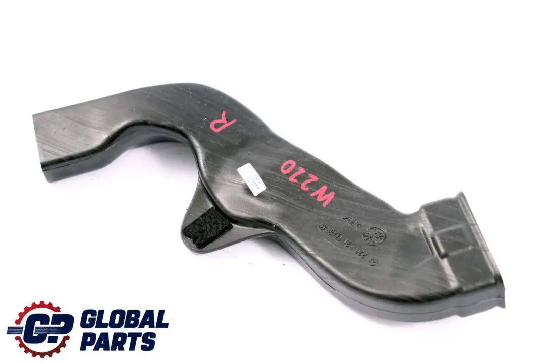 Mercedes-Benz CL S Class C215 W220 Air Duct Plastic Pipe Right O/S to with Part number A2208311446 Mercedes-Benz CL S Class C215 W220 Air Duct Plastic Pipe Right O/S - SKU A2208311446 - Part number A2208311446