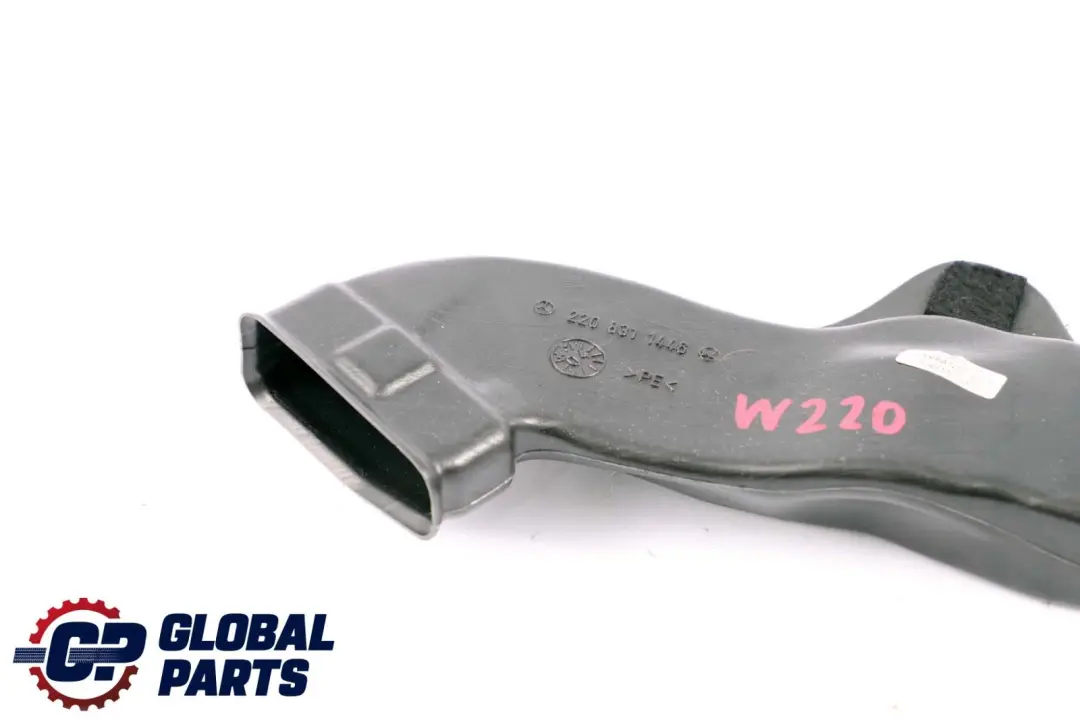 Mercedes-Benz CL S Class C215 W220 Air Duct Plastic Pipe Right O/S to with Part number A2208311446 Mercedes-Benz CL S Class C215 W220 Air Duct Plastic Pipe Right O/S - SKU A2208311446 - Part number A2208311446