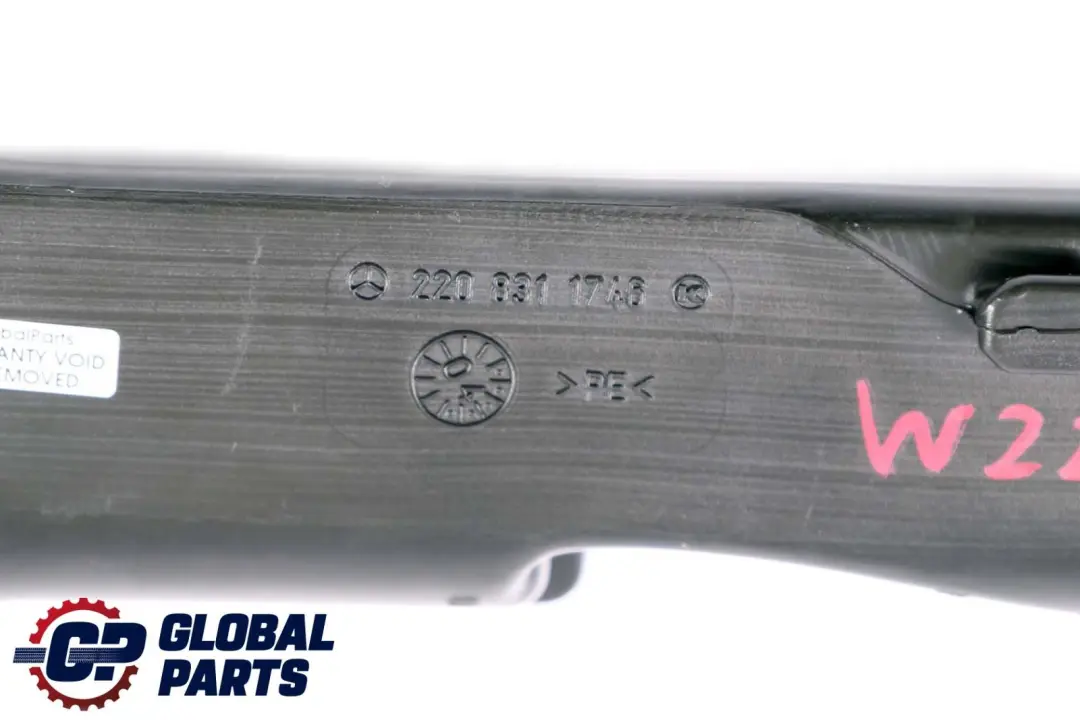 Class C215 W220 Air Duct Plastic Pipe Front Left N/S to Mercedes CL S with Part number A2208311746 Mercedes CL S Class C215 W220 Air Duct Plastic Pipe Front Left N/S - SKU A2208311746 - Part number A2208311746