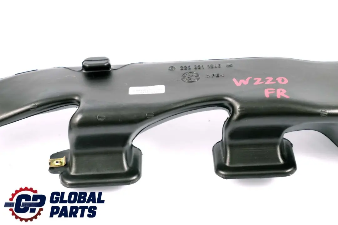 Clase S C215 W220 Conducto de Aire Tubo Plástico Delantero Derecho para Mercedes CL con número de pieza A2208311846 Mercedes CL Clase S C215 W220 Conducto de Aire Tubo Plástico Delantero Derecho - SKU A2208311846 - Número de pieza A2208311846