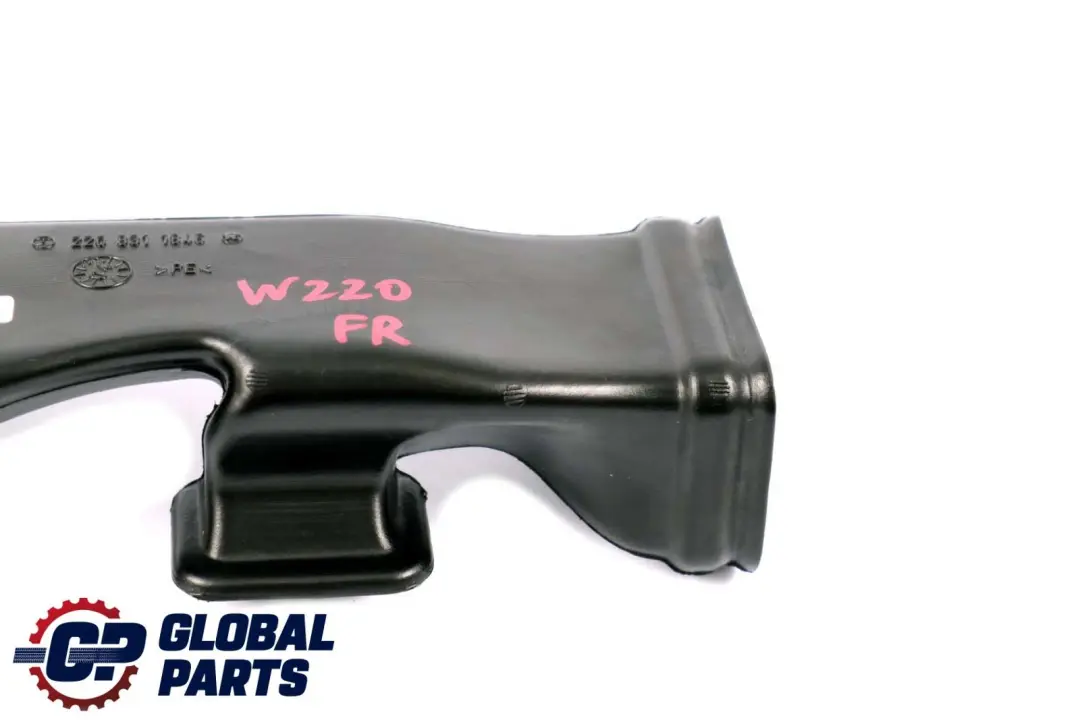 Mercedes CL S Class C215 W220 Air Duct Plastic Pipe Front Right O/S - SKU A2208311846 - Part number A2208311846