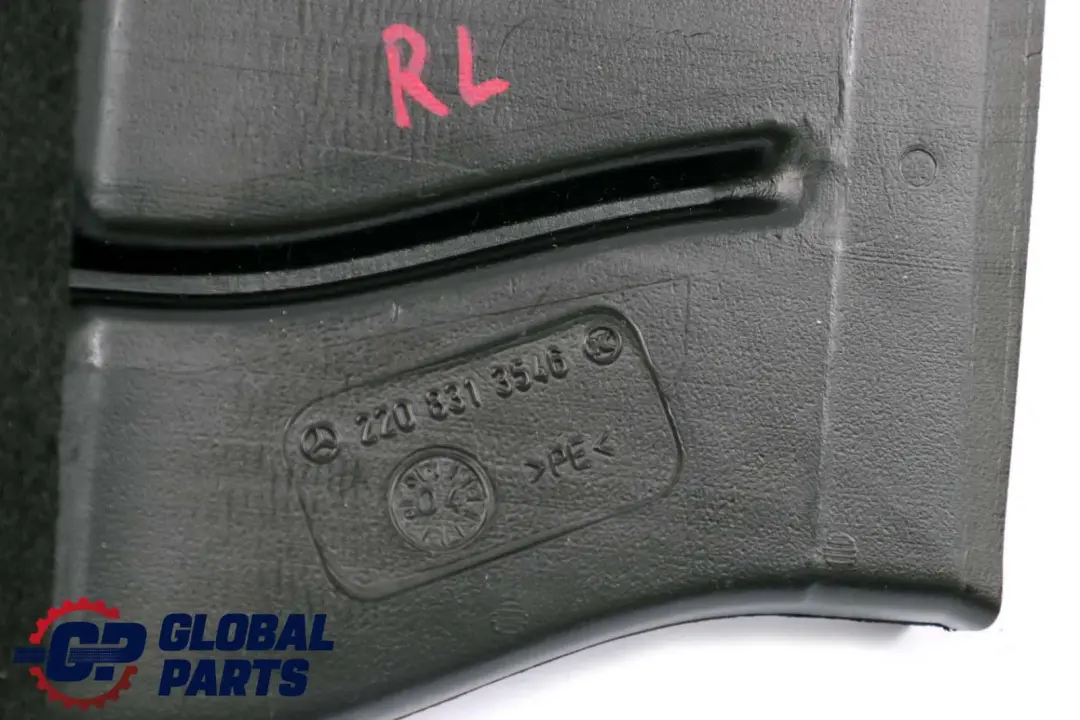 Mercedes CL C215 W220 Conducto De Aire Tubo De Plastico Izquierda - SKU A2208313546 - Número de pieza A2208313546