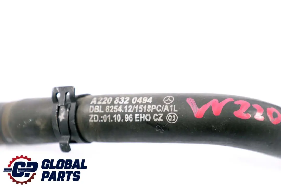 Mercedes-benz CL CLASSE S C215 W220 Tubo Radiatore Tubo per con numero di parte A2208320494 Mercedes-benz CL CLASSE S C215 W220 Tubo Radiatore Tubo - SKU A2208320494 - Numero di parte A2208320494