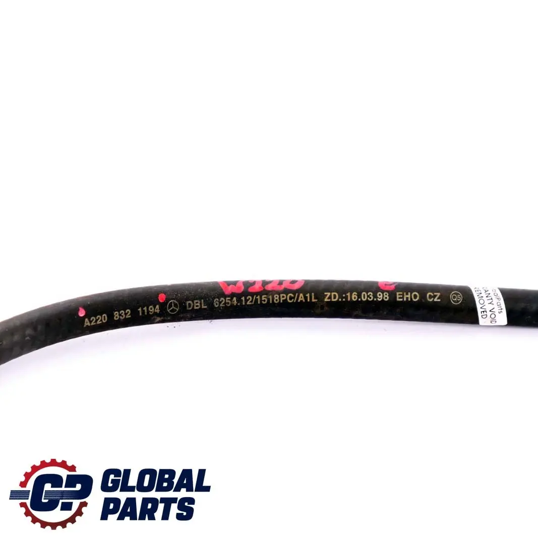 Mercedes-Benz S W220 Radiator Heated Water Washer Windscreen Hose to with Part number A2208321194 Mercedes-Benz S W220 Radiator Heated Water Washer Windscreen Hose - SKU A2208321194 - Part number A2208321194