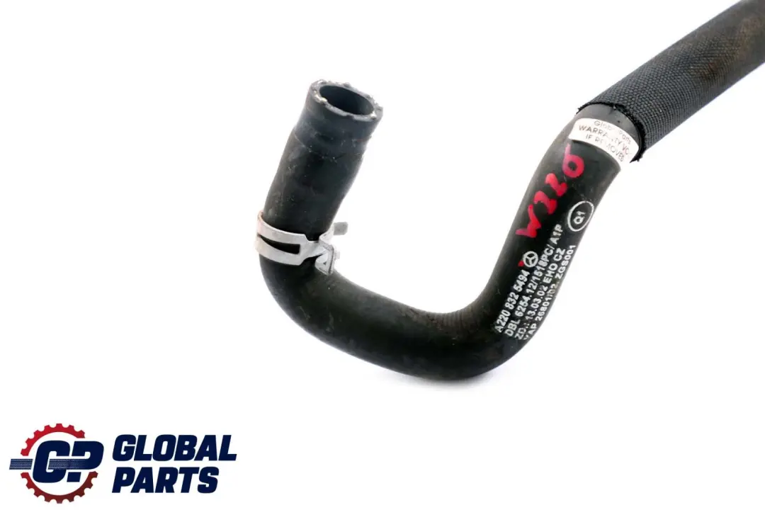  Mercedes-Benz S-Class W220 Diesel Water Coolant Hose Pipe Radiator - SKU A2208325494 - Part number A2208325494
