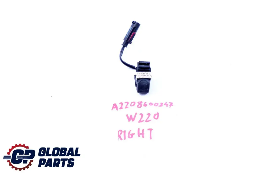 Class C215 W220 Windscreen Washer Nozzle Jet Right to Mercedes CL S with Part number A2208600247 Mercedes CL S Class C215 W220 Windscreen Washer Nozzle Jet Right - SKU A2208600247 - Part number A2208600247