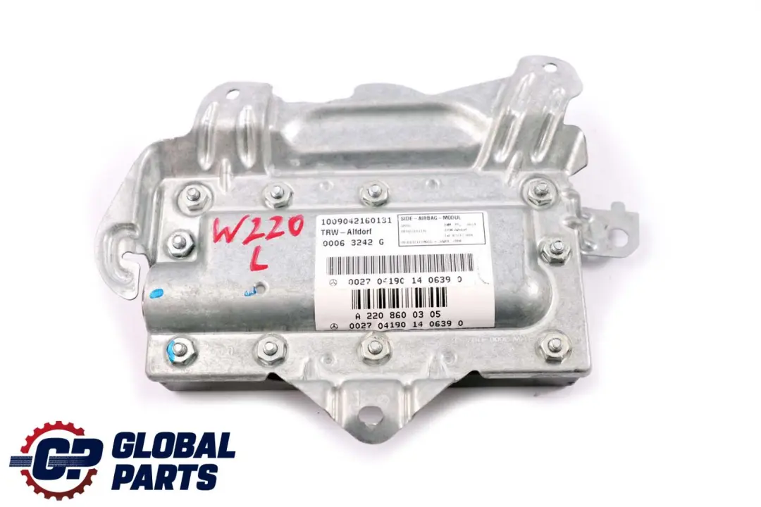 Módulo De Aire Puerta Delantera Trasera Izquierda para Mercedes W220 con número de pieza A2208600305 Mercedes W220 Módulo De Aire Puerta Delantera Trasera Izquierda - SKU A2208600305 - Número de pieza A2208600305