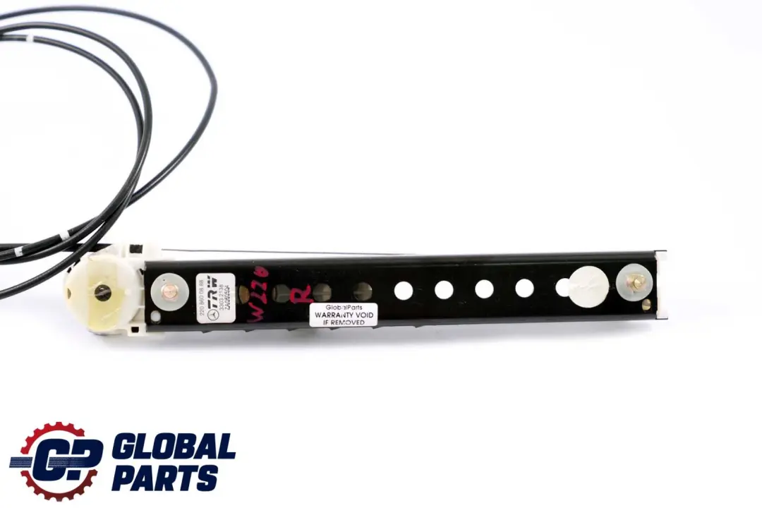 Mercedes-Benz S-Class W220 Front Right O/S Seatbelt Height Adjuster to with Part number A2208600988 Mercedes-Benz S-Class W220 Front Right O/S Seatbelt Height Adjuster - SKU A2208600888 - Part number A2208600988