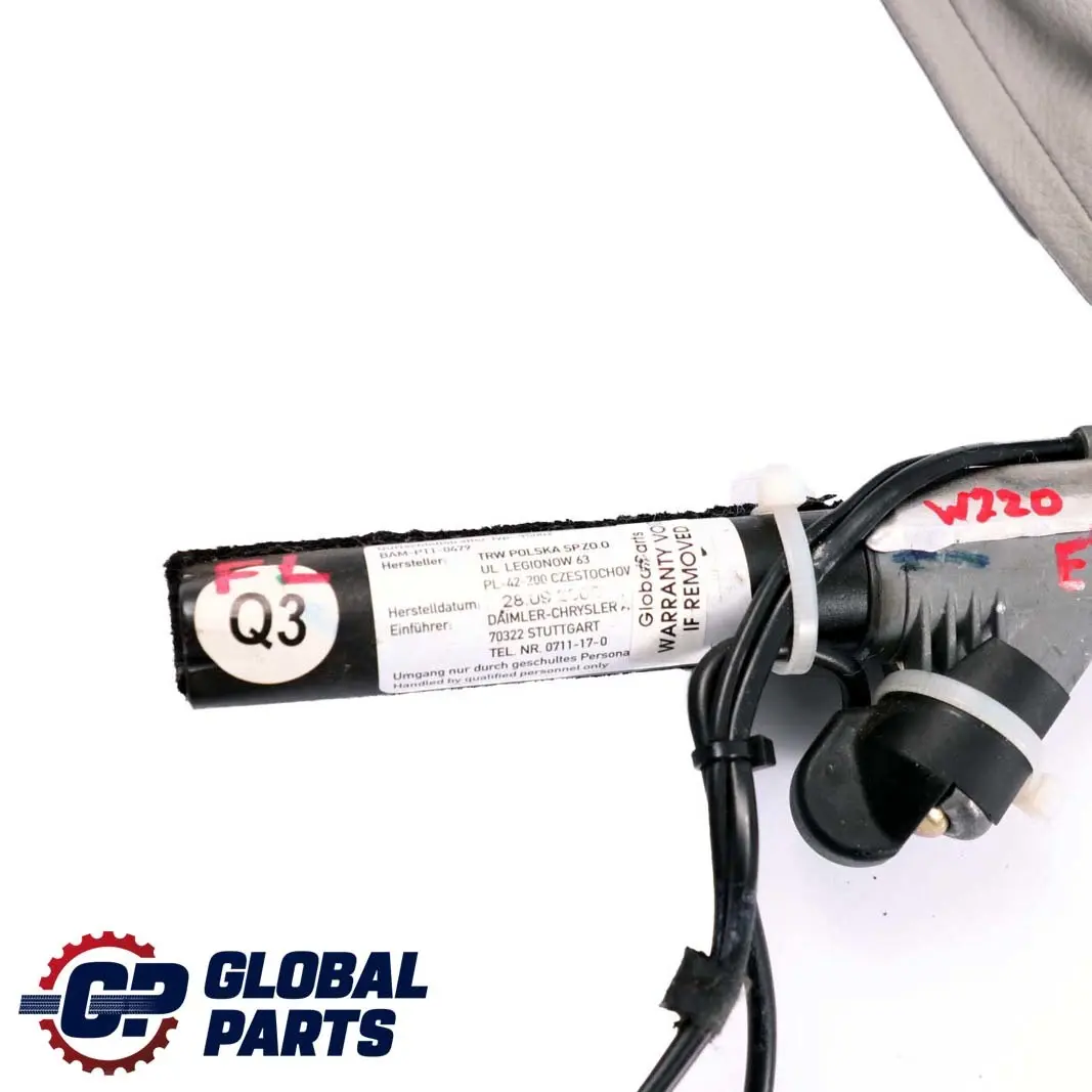  Mercedes-Benz S W220 Sicherheitsgurt-Schnallenspanner Vorne Links - SKU A2208601769-1 - Teilenummer A2208601769