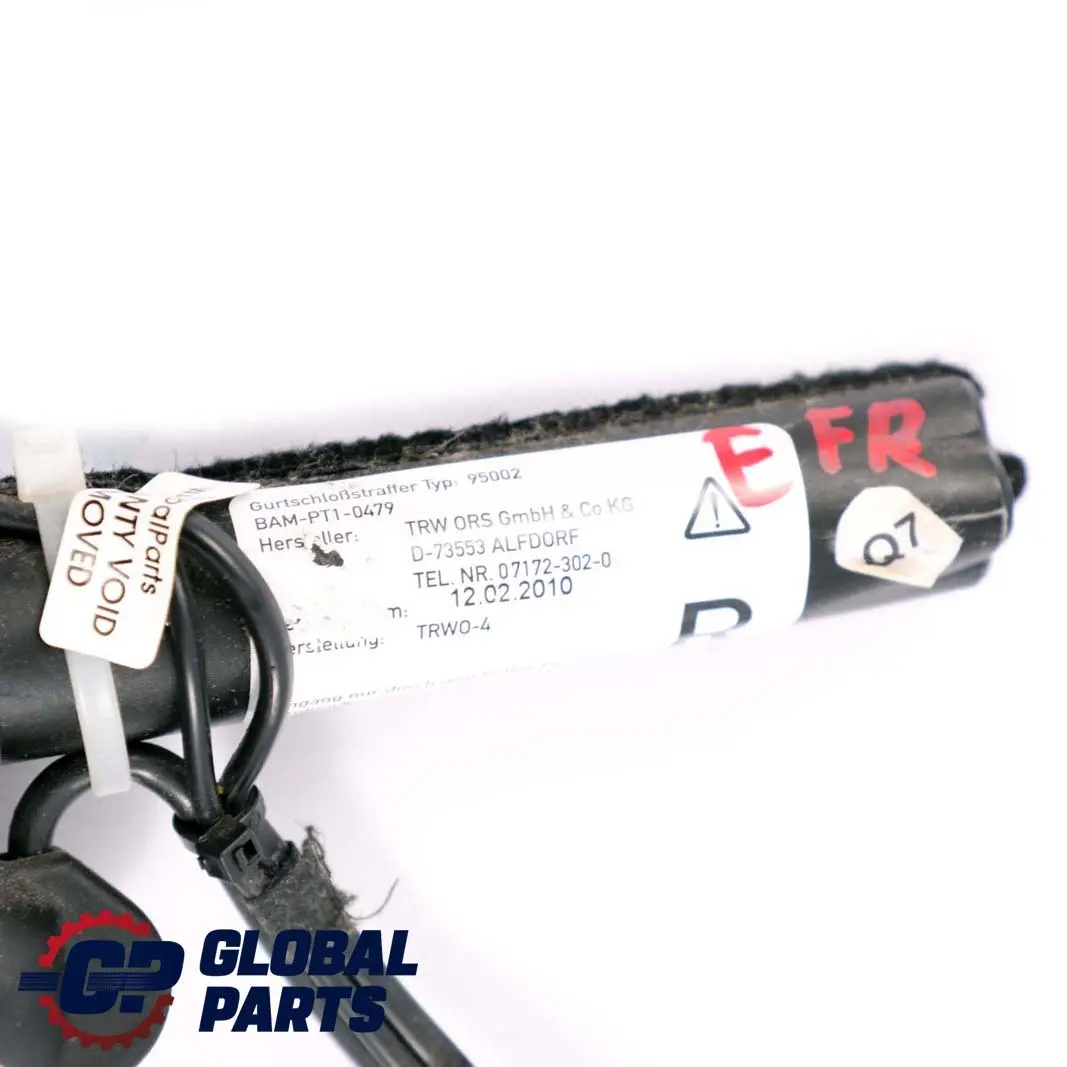 Mercedes-Benz S W220 Front Right Seat Safety Belt Buckle Tensioner to with Part number A2208601869 Mercedes-Benz S W220 Front Right Seat Safety Belt Buckle Tensioner - SKU A2208601869-1 - Part number A2208601869