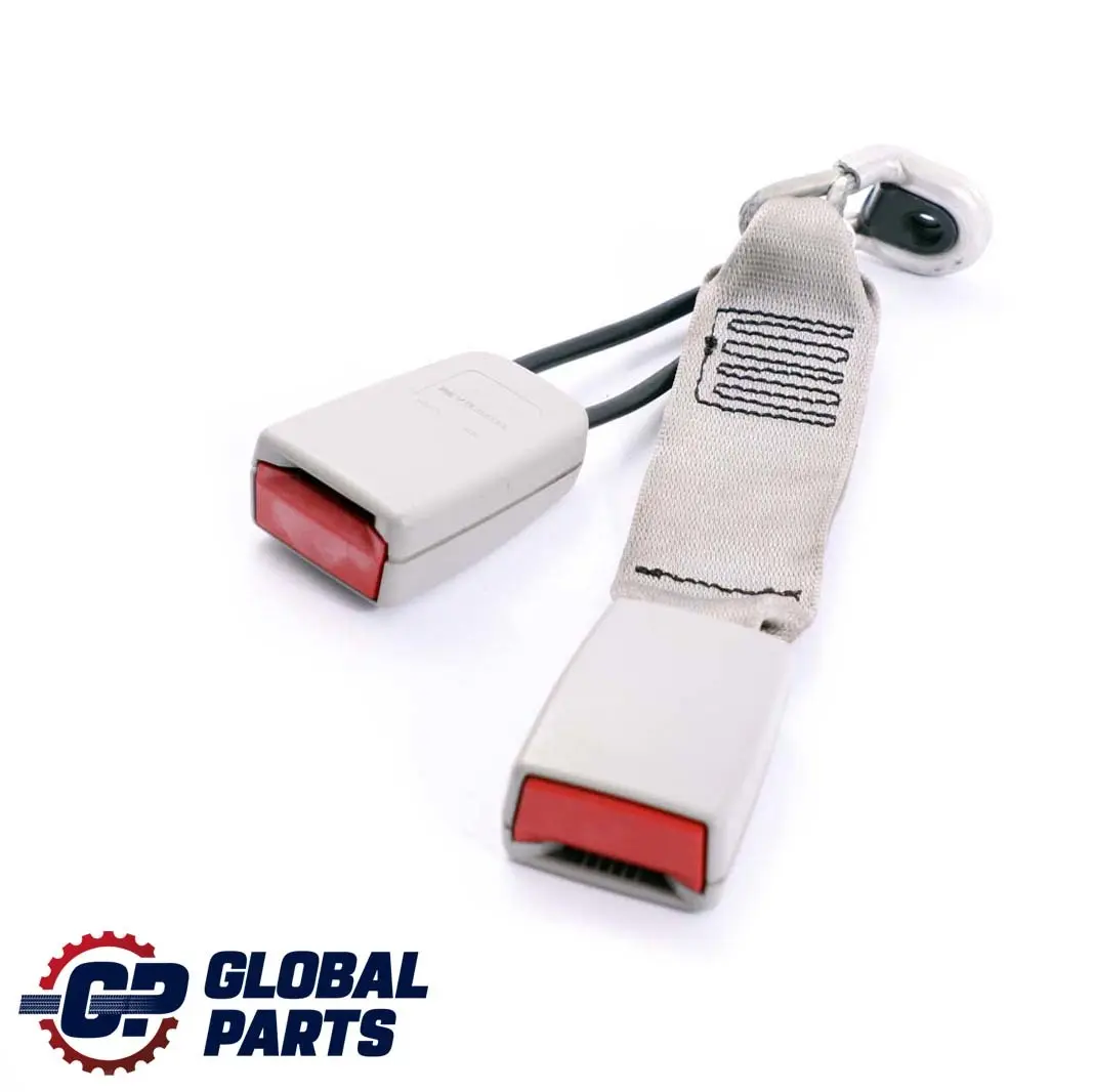 Mercedes-Benz S W220 1 Rear Centre Seat Belt Latch Twin Buckle Grey  - SKU A2208601969-1 - Part number A2208601969