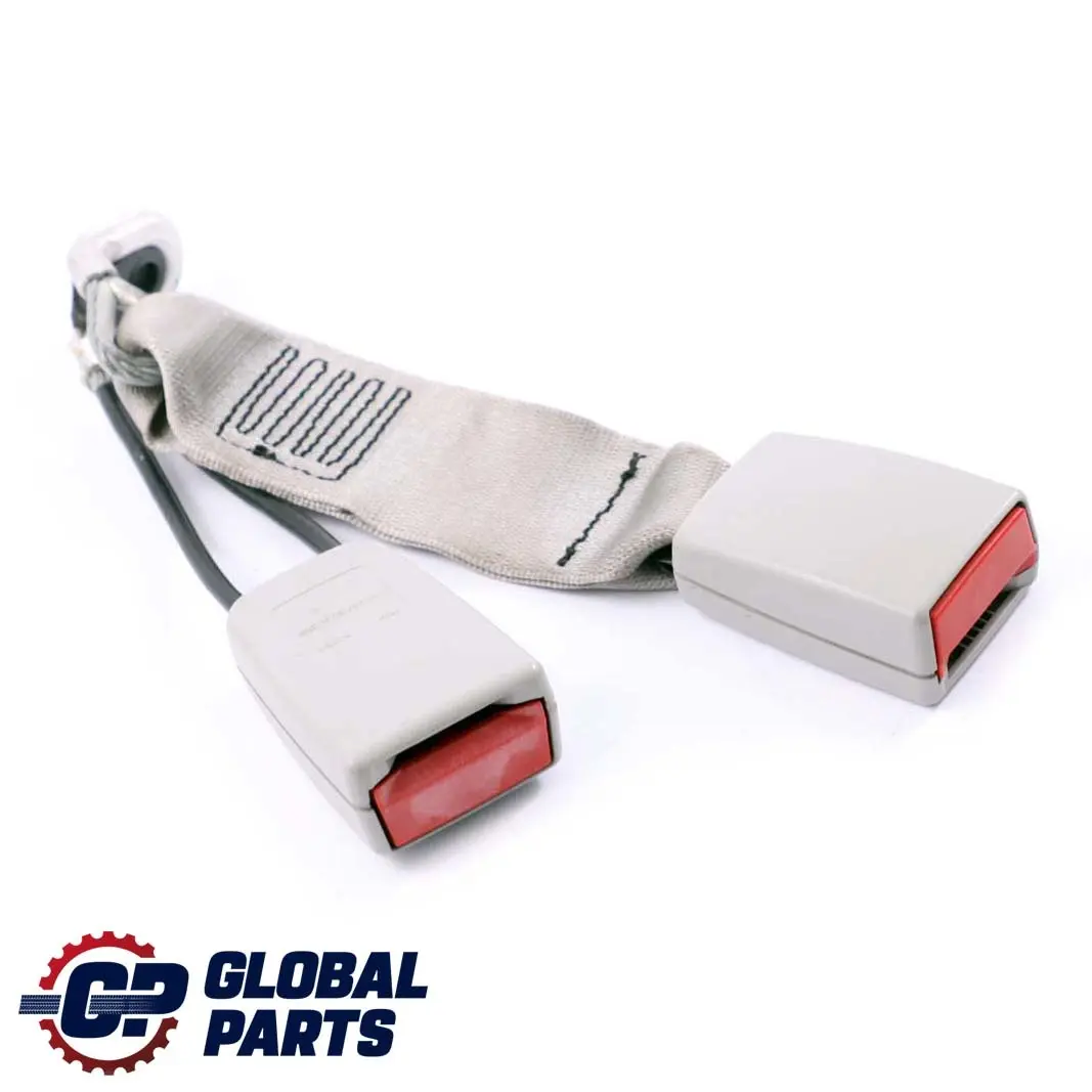 Mercedes-Benz S W220 1 Rear Centre Seat Belt Latch Twin Buckle Grey  - SKU A2208601969-1 - Part number A2208601969