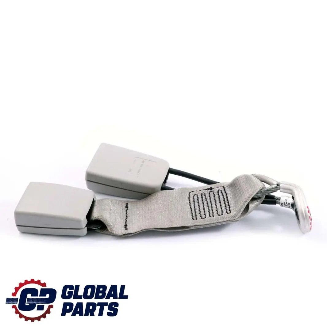 Mercedes-Benz S W220 1 Rear Centre Seat Belt Latch Twin Buckle Grey  - SKU A2208601969-1 - Part number A2208601969