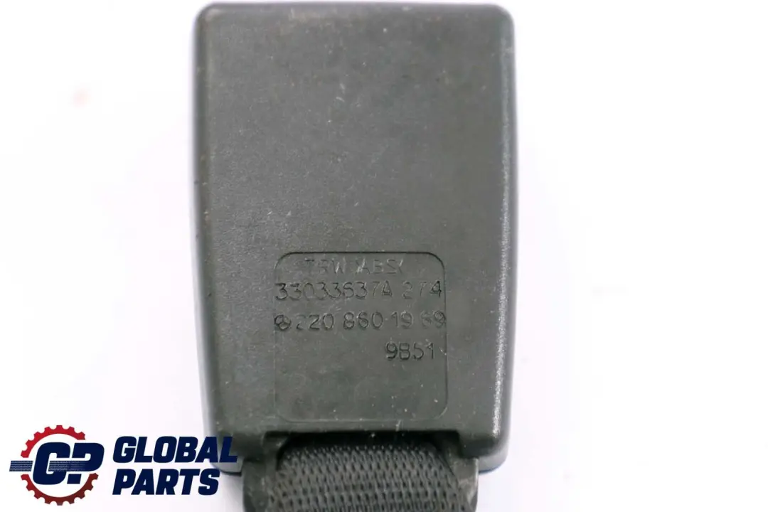 Mercedes-Benz S-Class W220 Rear Centre Seat Belt Latch Twin Buckle to with Part number A2208601969 Mercedes-Benz S-Class W220 Rear Centre Seat Belt Latch Twin Buckle - SKU A2208601969 - Part number A2208601969