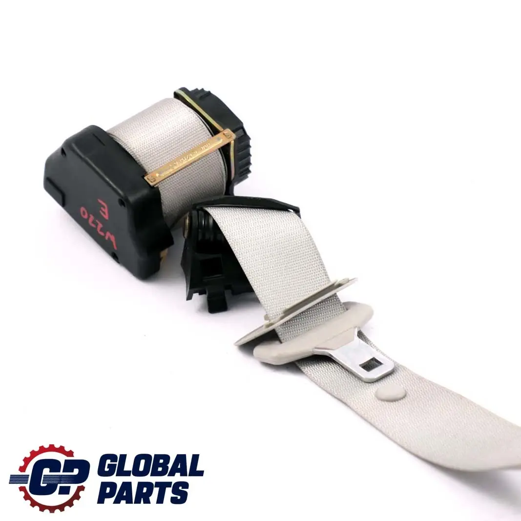 Mercedes W220 Boucle Ceinture Centrale Arrière Grise - SKU A2208606785-1 - Numéro de pièce A2208606785