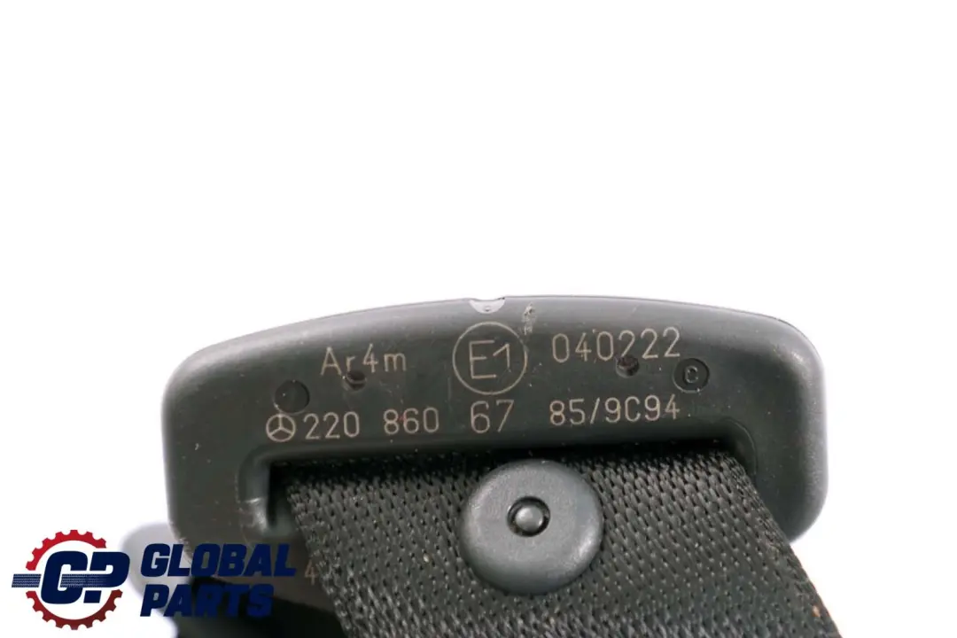 Centre Middle Seat Belt Buckle Black to Mercedes W220 Rear with Part number A2208606785 Mercedes W220 Rear Centre Middle Seat Belt Buckle Black - SKU A2208606785 - Part number A2208606785