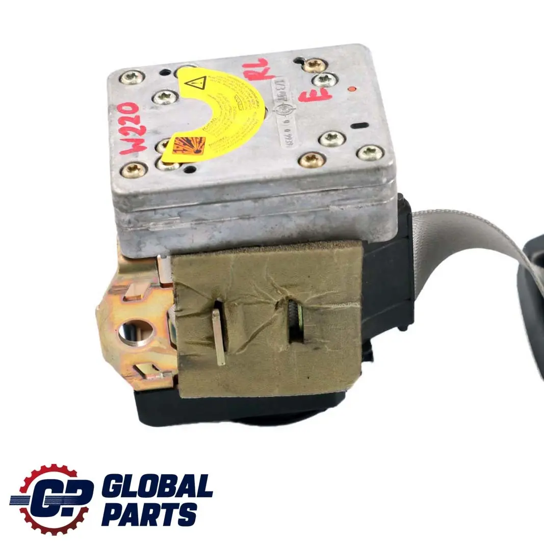 Mercedes-Benz S-Class W220 1 Rear Left N/S Seat Belt Grey to with Part number A2208607785 Mercedes-Benz S-Class W220 1 Rear Left N/S Seat Belt Grey - SKU A2208607785-1 - Part number A2208607785